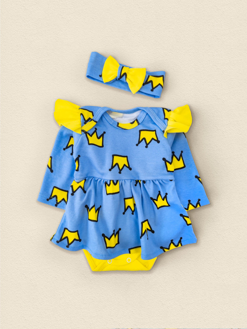 Комплект для немовлят Dexter’s модель MyCrownBlueYellowBDSTDXT Фото