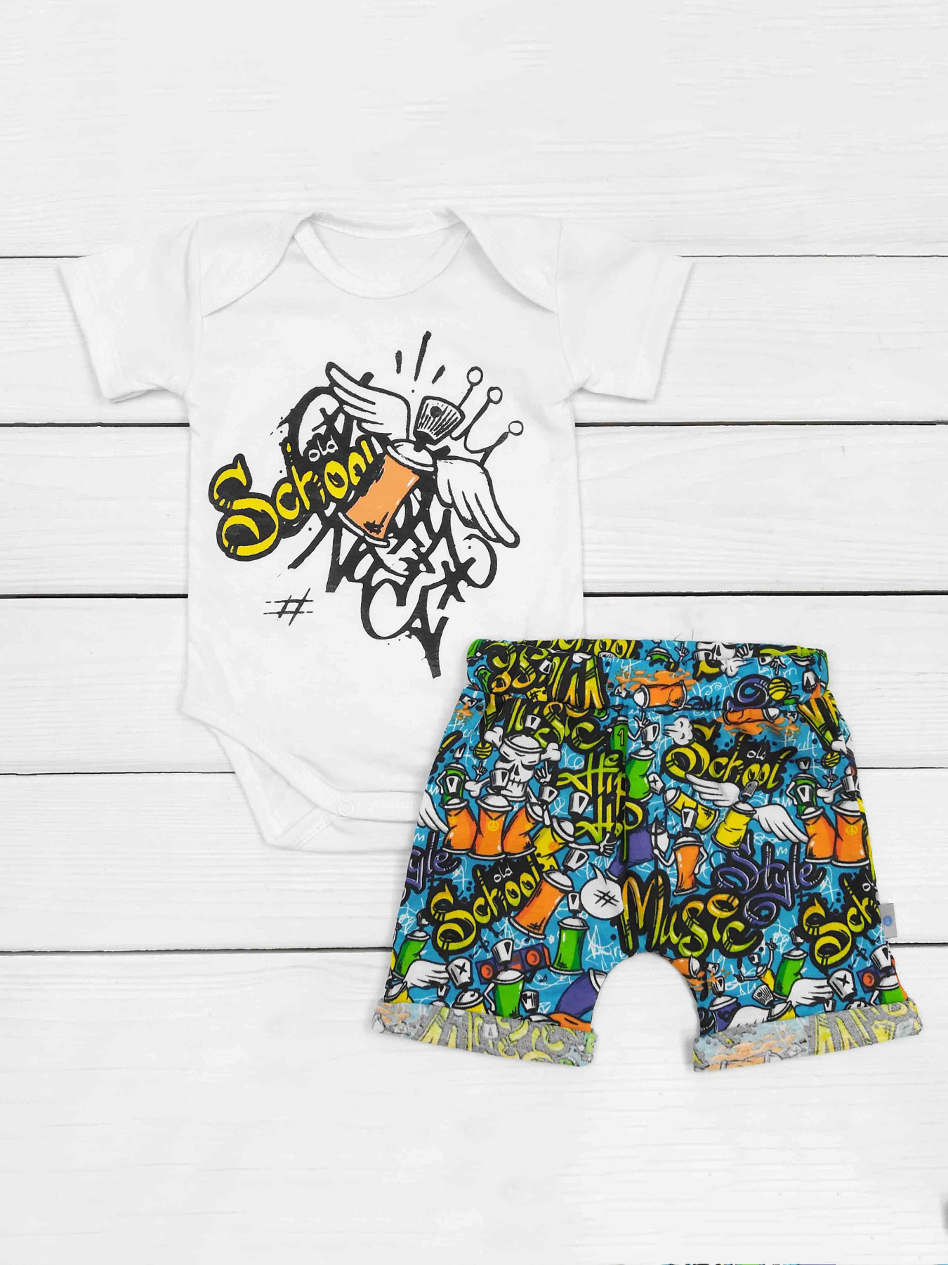 Комплект для немовлят Dexter’s модель OldSchoolWhiteBlueBDSTDXT Фото