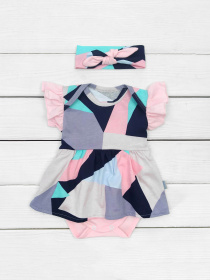 Комплект для немовлят Dexter’s модель AbstractPinkDarkBlueBDSTDXT Комплект для немовлят Dexter’s модель AbstractPinkDarkBlueBDSTDXT Фото