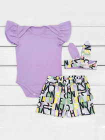 Комплект для немовлят Dexter’s модель LetterVioletBDSTDXT Фото