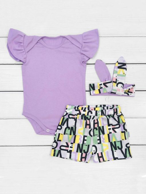 Комплект для младенцев Dexter’s модель LetterVioletBDSTDXT Фото