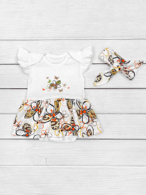 Комплект для немовлят Dexter’s модель KvitkaWhiteBDSTDXT Фото