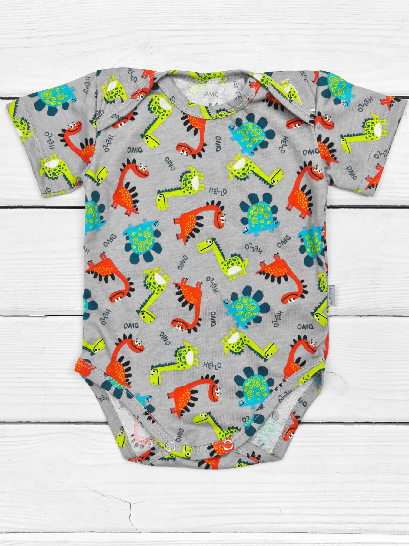 Боді для немовлят Dexter’s модель DinosikiGrayBDSTDXT Фото