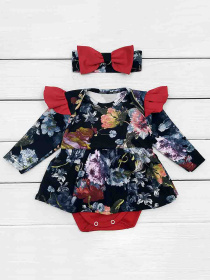 Комплект для младенцев Dexter’s модель FlowerDarkBlueBDSTDXT Комплект для младенцев Dexter’s модель FlowerDarkBlueBDSTDXT Фото