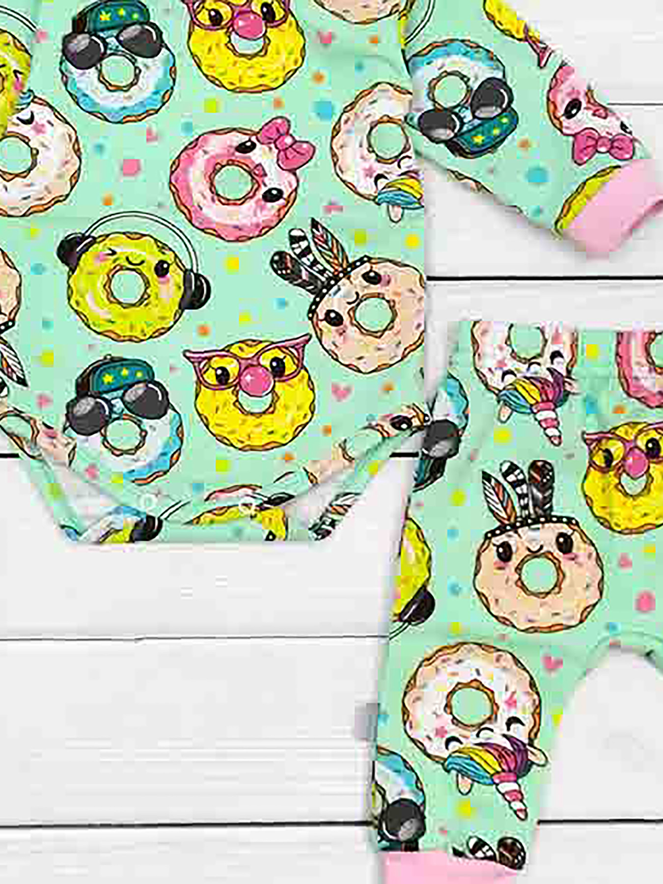 Комплект для младенцев Dexter’s модель CrazyDonutsMentholPinkBDSTDXT Фото