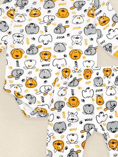 Комплект для немовлят Dexter’s модель PuppyMilkyYellowBDSTDXT — фото - INTERTOP