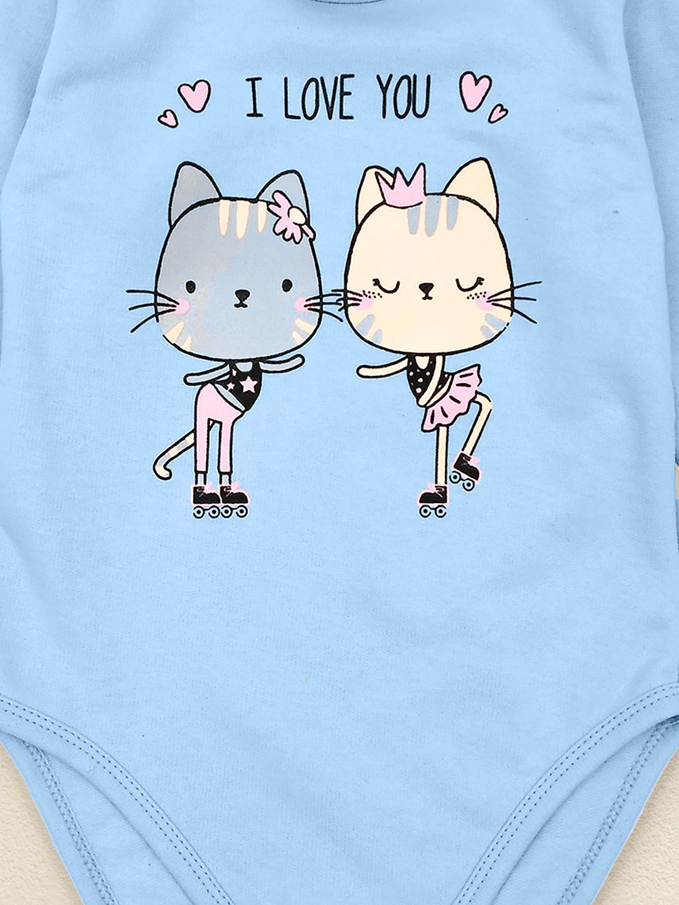 Боди для младенцев Dexter’s модель IloveyouBlueBDSTDXT Фото