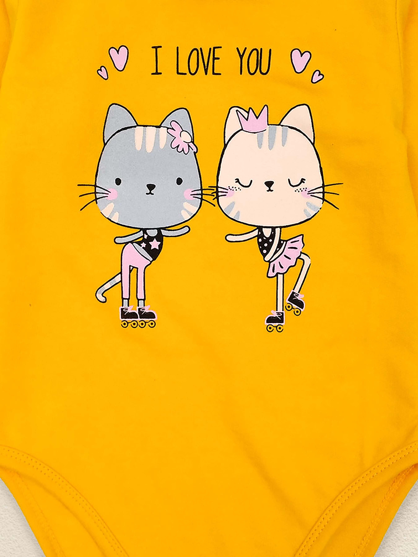 Боди для младенцев Dexter’s модель IloveyouOrangeBDSTDXT Фото