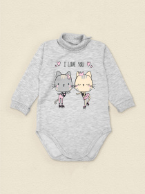 Боді для немовлят Dexter’s модель IloveyouGrayBDSTDXT Фото
