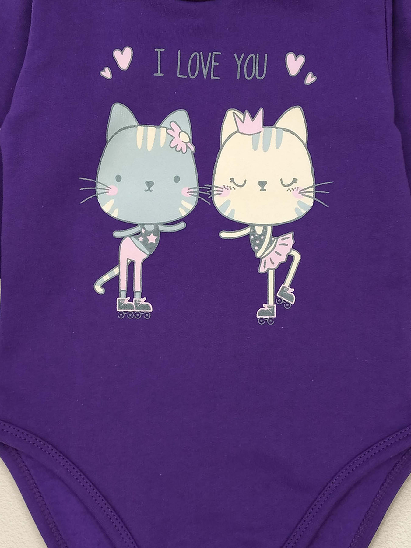 Боди для младенцев Dexter’s модель IloveyouVioletBDSTDXT Фото