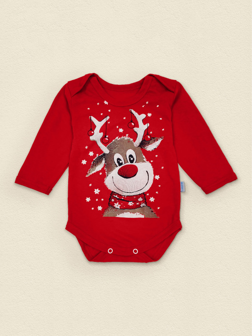 Боди для младенцев Dexter’s модель RudolfRedBDSTDXT Фото