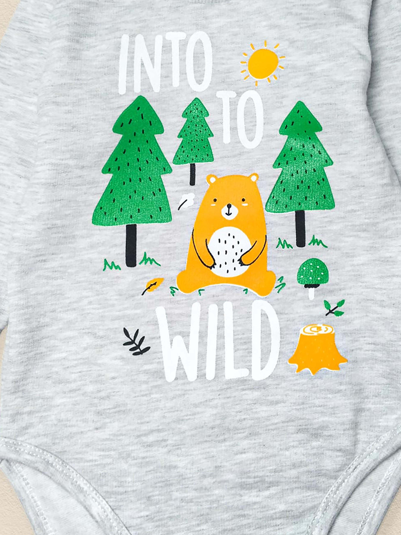 Боди для младенцев Dexter’s модель WoodGrayBDSTDXT Фото