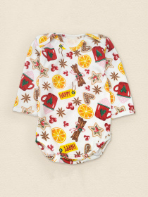 Боді для немовлят Dexter’s модель CinnamonWhiteRedBDSTDXT Боді для немовлят Dexter’s модель CinnamonWhiteRedBDSTDXT Фото