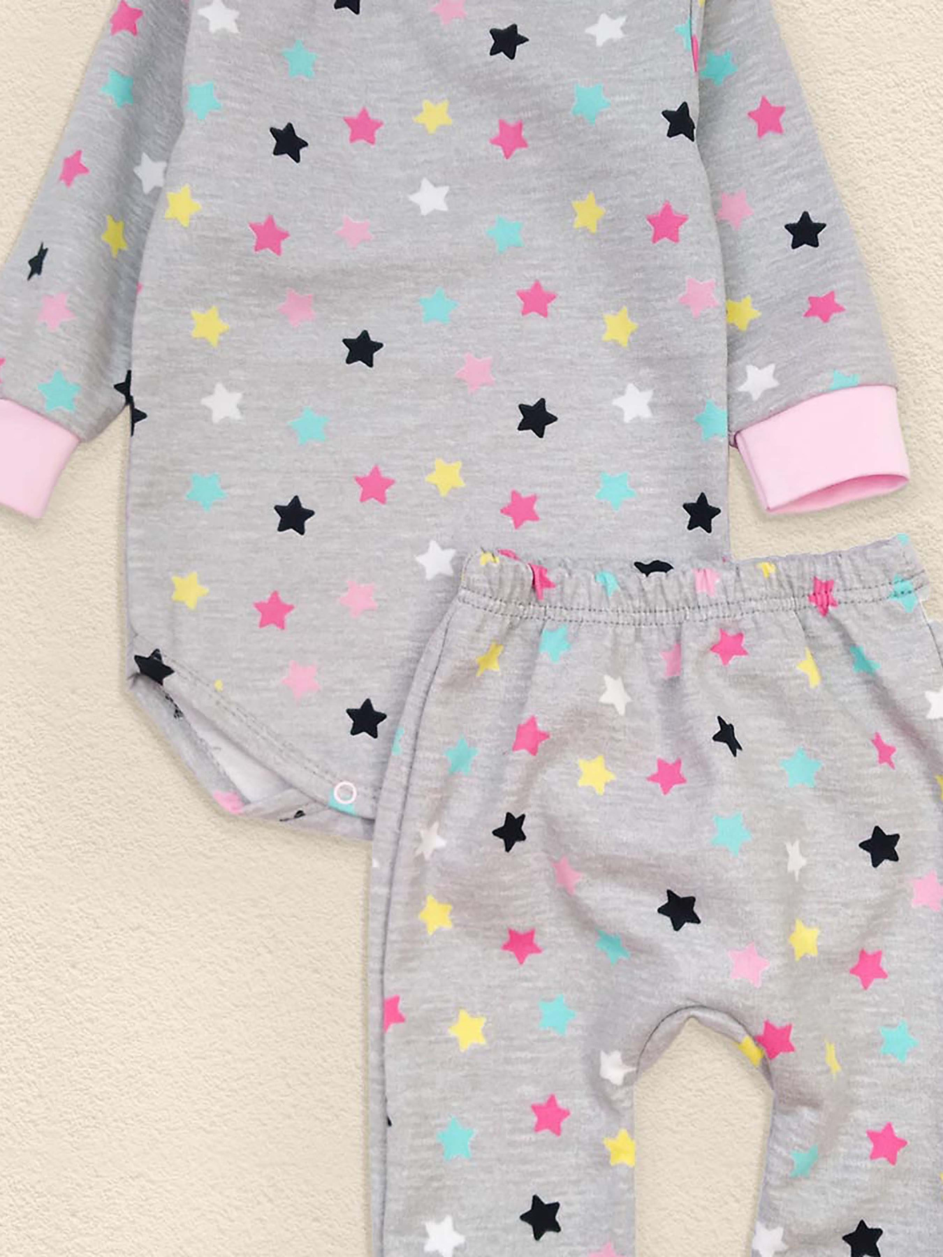 Комплект для младенцев Dexter’s модель StarsGrayPinkBDSTDXT Фото
