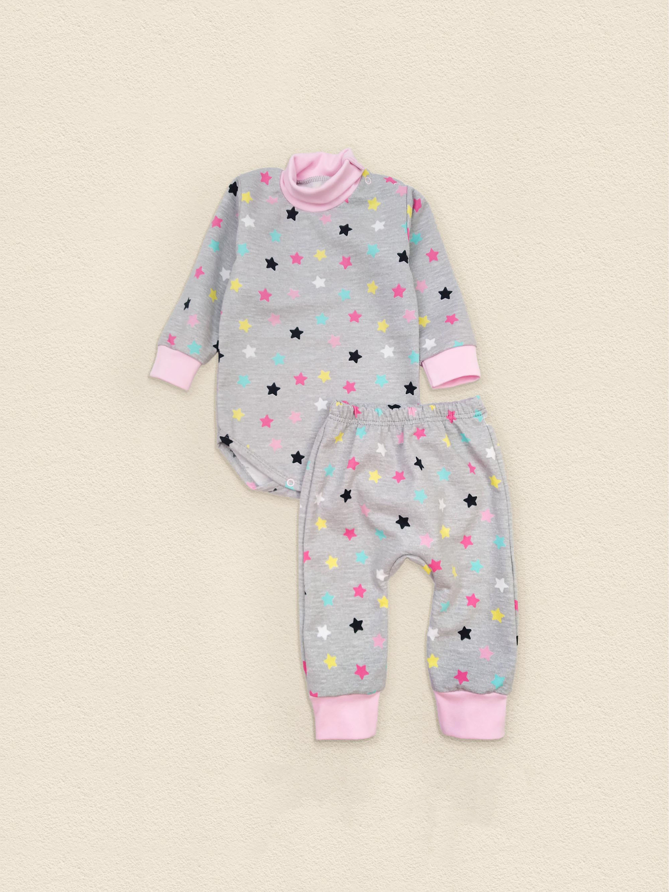 Комплект для младенцев Dexter’s модель StarsGrayPinkBDSTDXT Фото