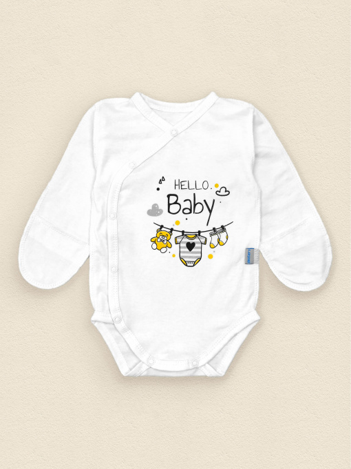 Боди для младенцев Dexter’s модель HelloBabyWhite2BDSTDXT Фото