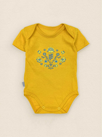 Боді для немовлят Dexter’s модель FlowersUkraineYellowBDSTDXT Фото