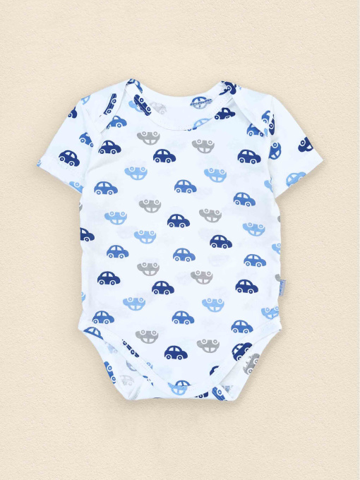 Боди для младенцев Dexter’s модель AutoWhiteBlueBDSTDXT Фото