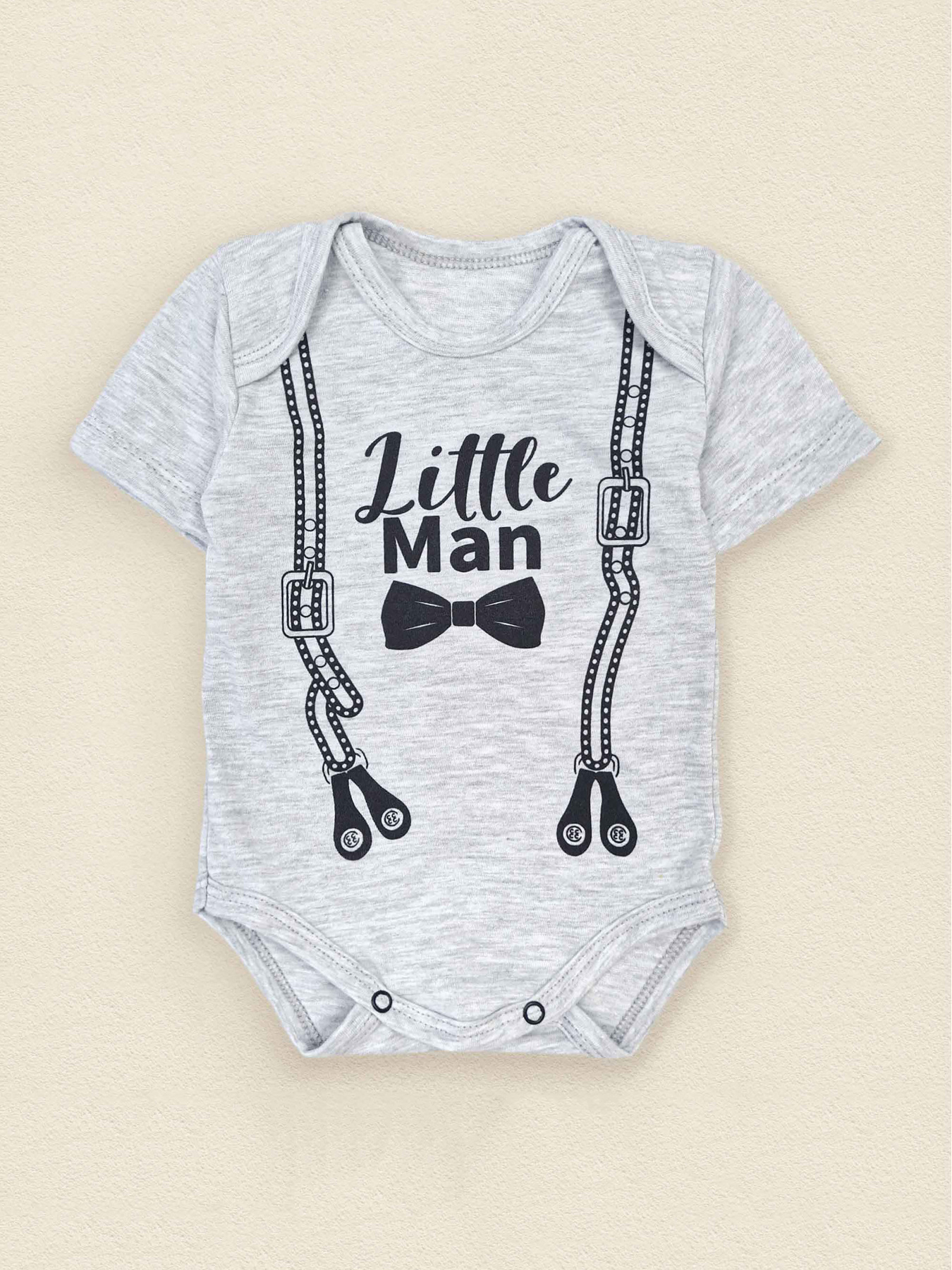 Боди для младенцев Dexter’s модель LittleManGrayBDSTDXT Фото