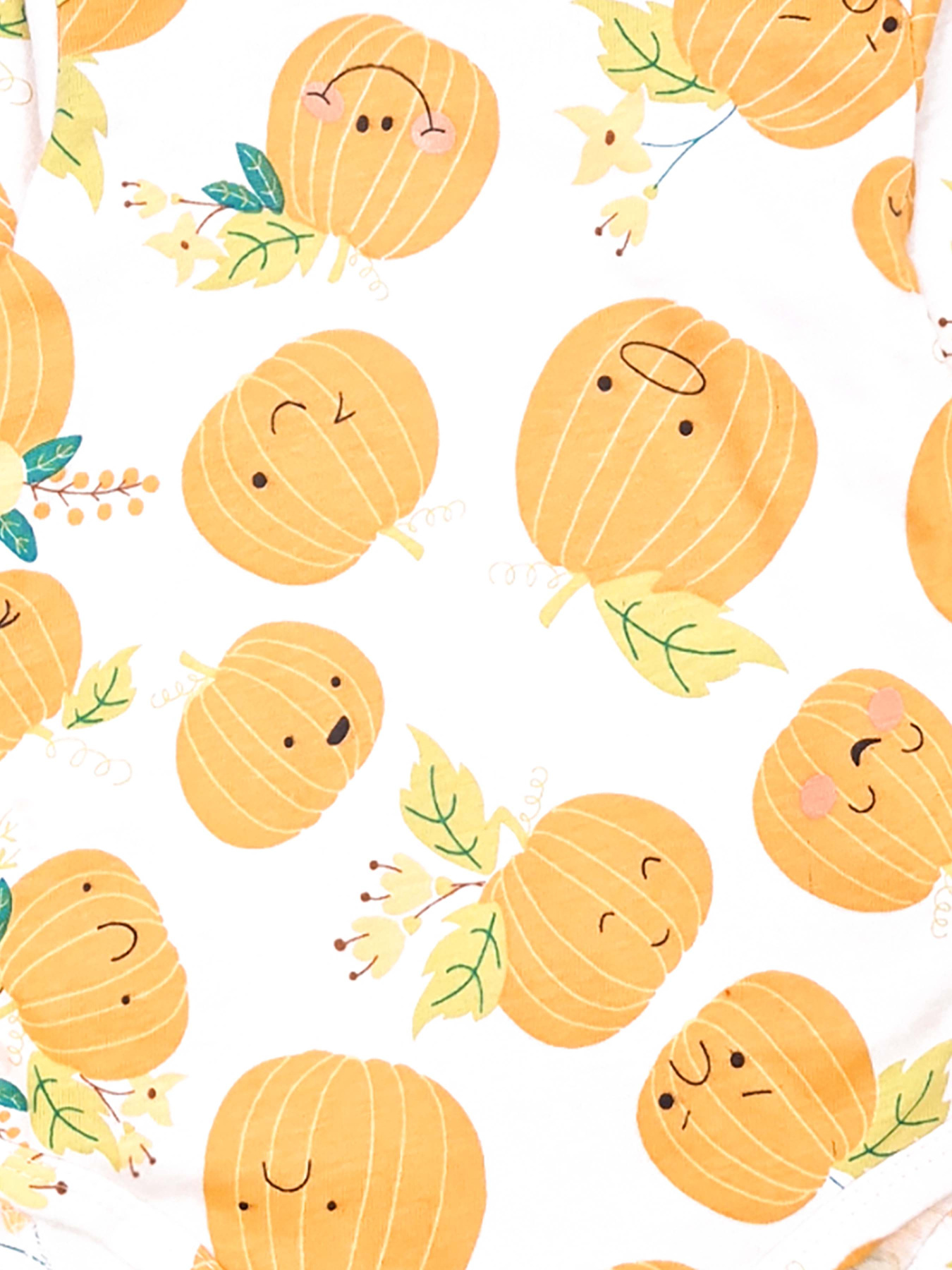 Боди для младенцев Dexter’s модель HappyPumpkinsWhiteOrangeBDSTDXT Фото