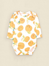 Боді для немовлят Dexter’s модель HappyPumpkinsWhiteOrangeBDSTDXT Фото