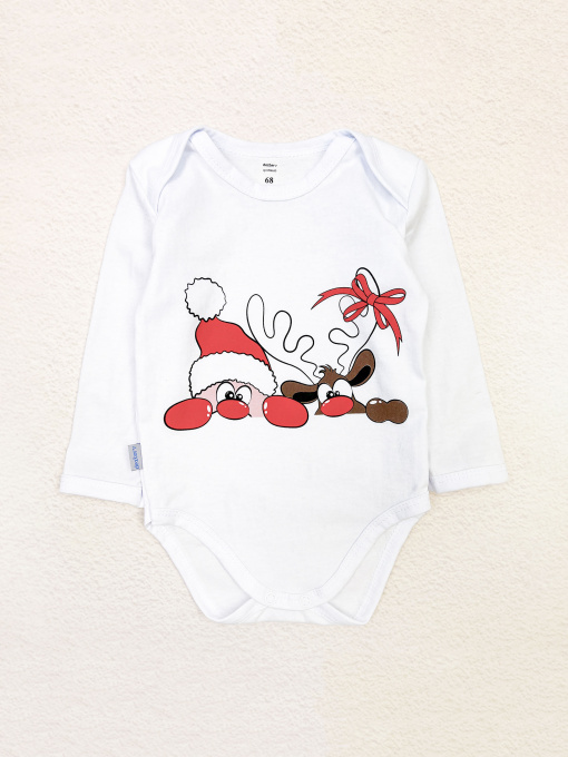 Боди для младенцев Dexter’s модель FestiveSantaWhiteBDSTDXT Фото