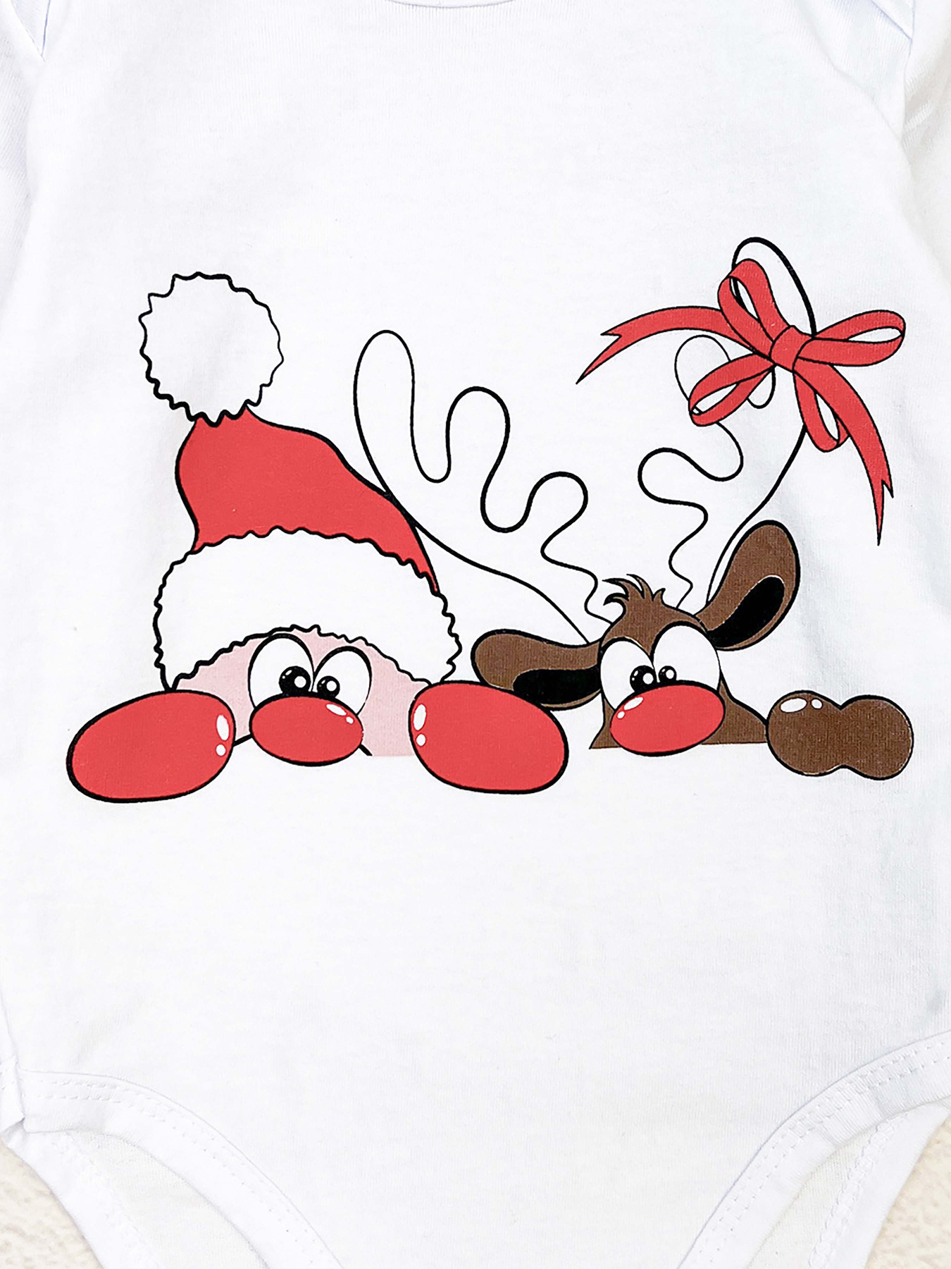 Боді для немовлят Dexter’s модель FestiveSantaWhiteBDSTDXT Фото