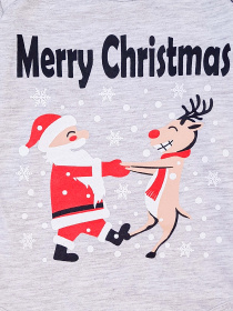 Боді для немовлят Dexter’s модель MerryChristmasGrayBDSTDXT Фото