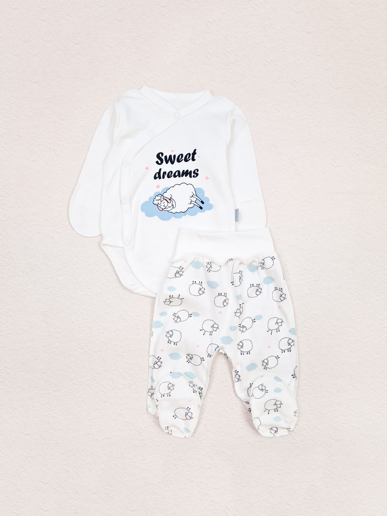 Комплект для немовлят Dexter’s модель CuteLambsWhiteBDSTDXT Фото