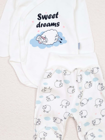 Комплект для немовлят Dexter’s модель CuteLambsWhiteBDSTDXT Фото