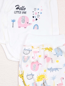 Комплект для немовлят Dexter’s модель FunnyAnimalsWhiteBDSTDXT Фото