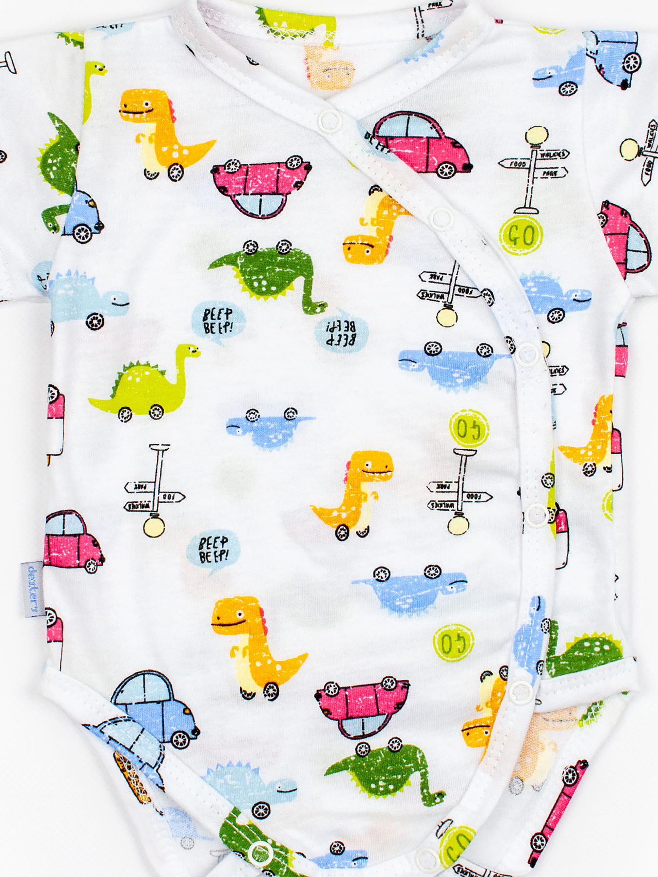 Боди для младенцев Dexter’s модель MachinesWhiteBDSTDXT Фото