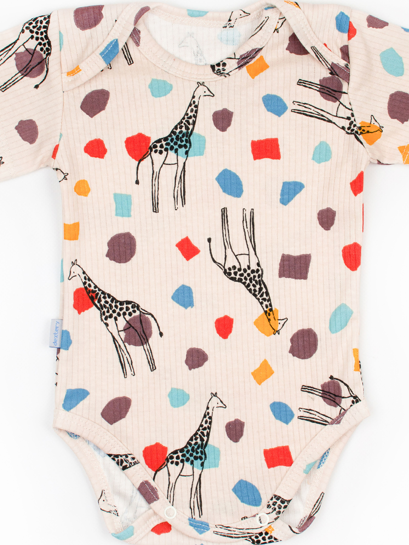 Боди для младенцев Dexter’s модель GiraffeBeigeBDSTDXT Фото