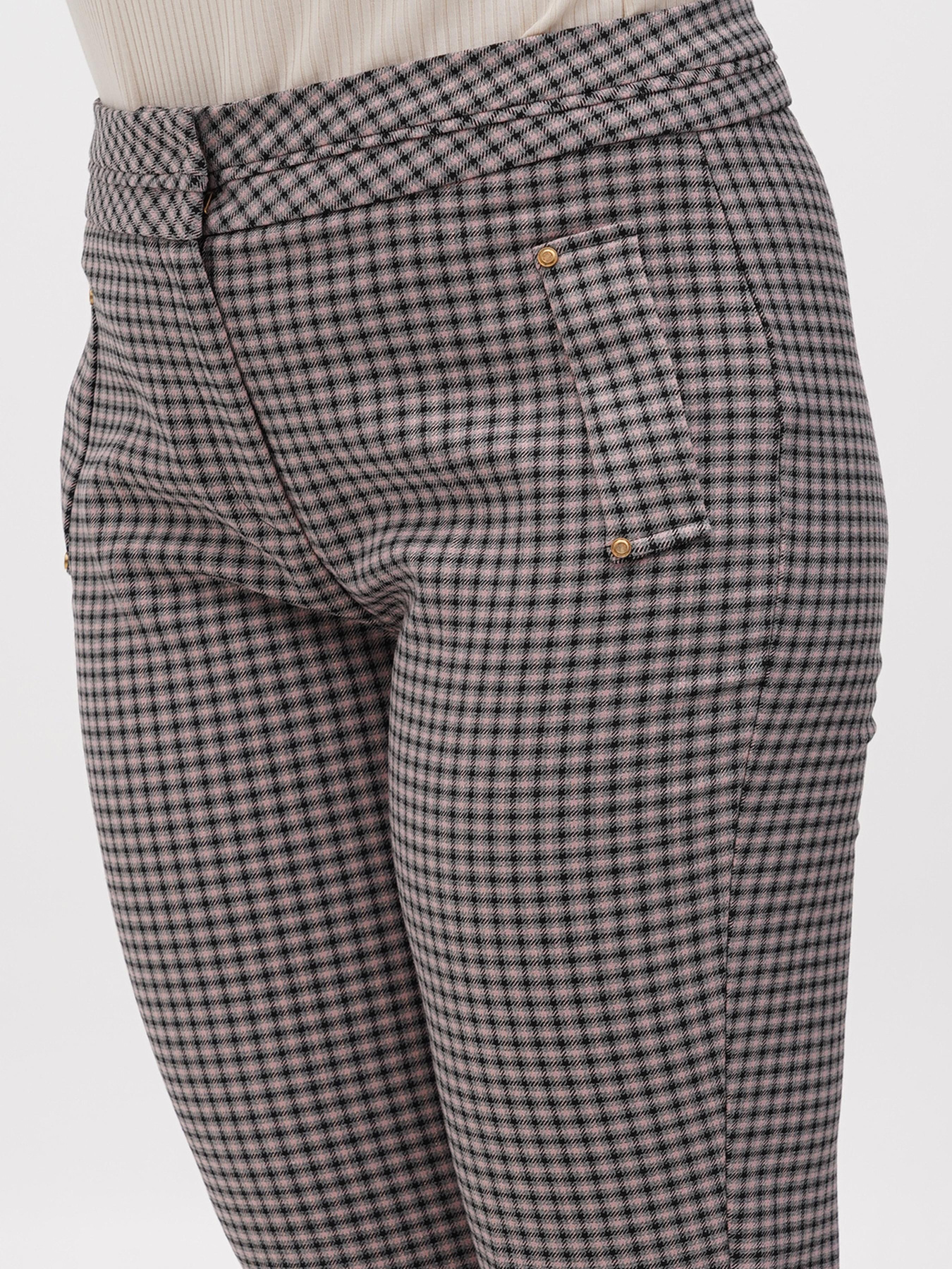 Штани повсякденні Sassofono модель A271-CL-3337_пудра_серый Фото