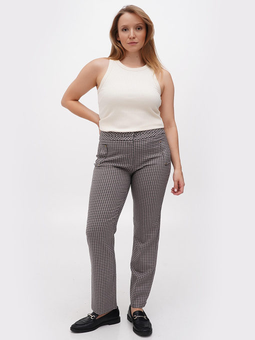 Повседневные штаны Sassofono модель A271-CL-3337_пудра_серый Фото