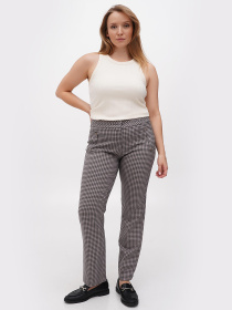 Повседневные штаны Sassofono модель A271-CL-3337_пудра_серый Фото