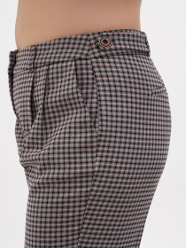 Брюки повседневные Sassofono модель A271-CL-3336_пудра_серый Фото