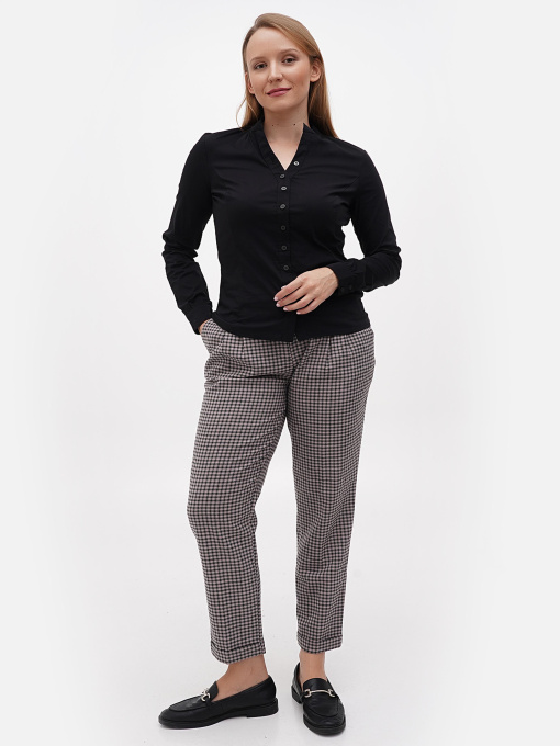 Брюки повседневные Sassofono модель A271-CL-3336_пудра_серый Фото