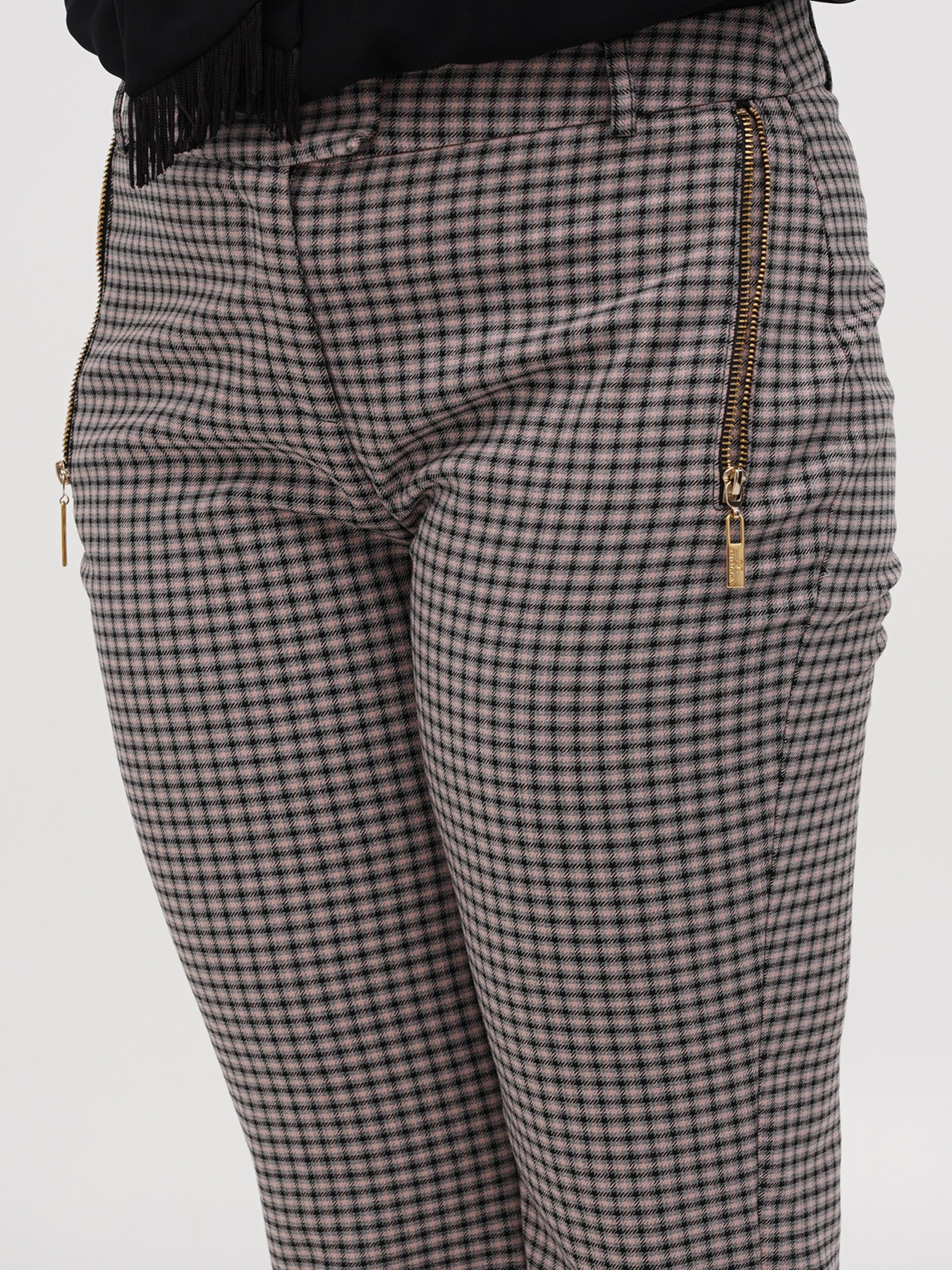 Брюки повседневные Sassofono модель A271-CL-3335_пудра_серый Фото