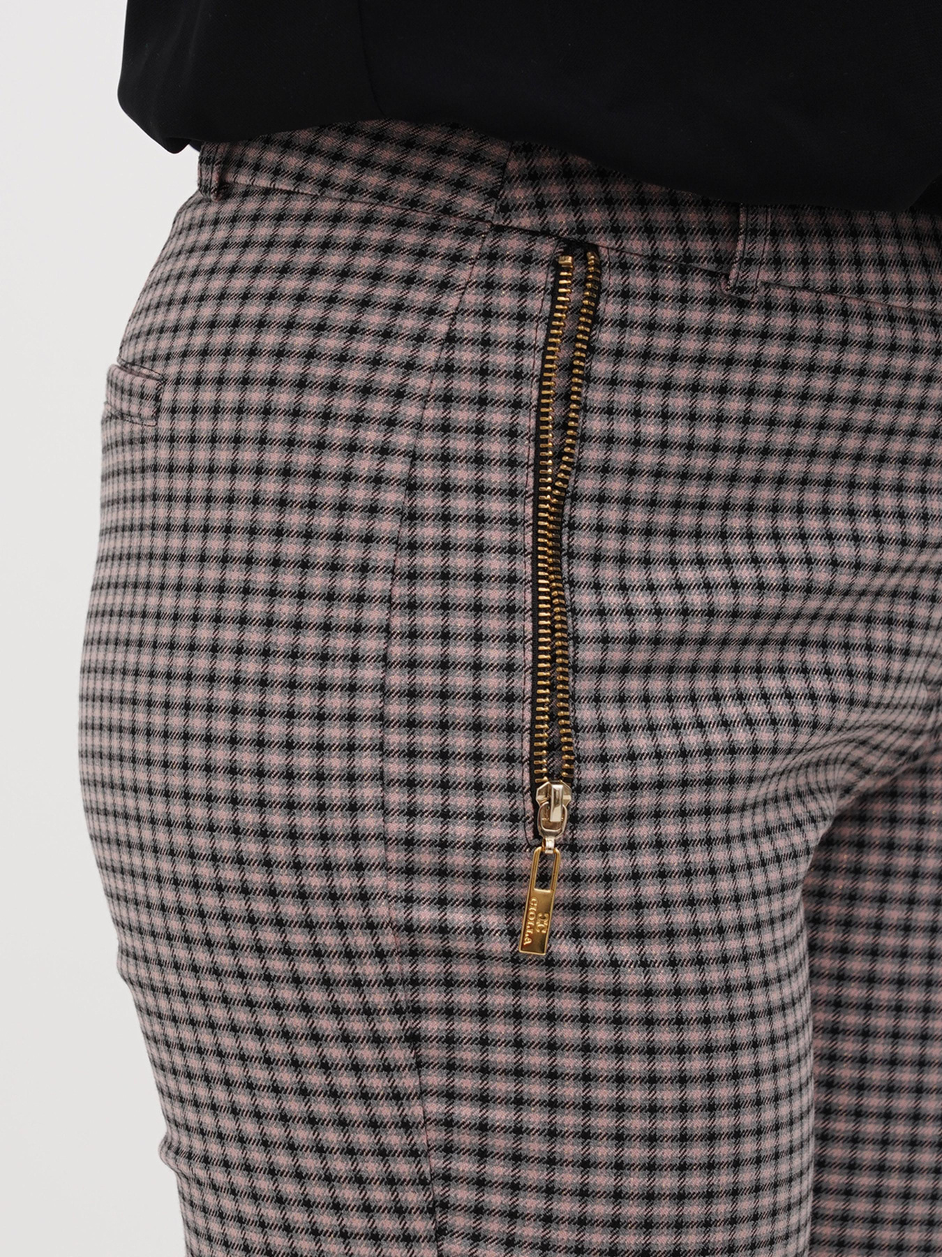 Повсякденні штани Sassofono модель A271-CL-3335_пудра_серый Фото