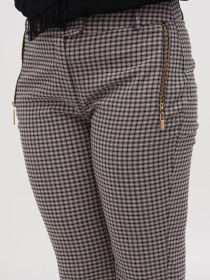 Повсякденні штани Sassofono модель A271-CL-3335_пудра_серый Фото