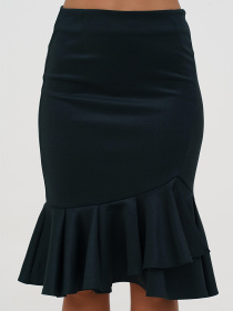 Юбка миди Sassofono модель A271-SF-2882_темно_синий Фото