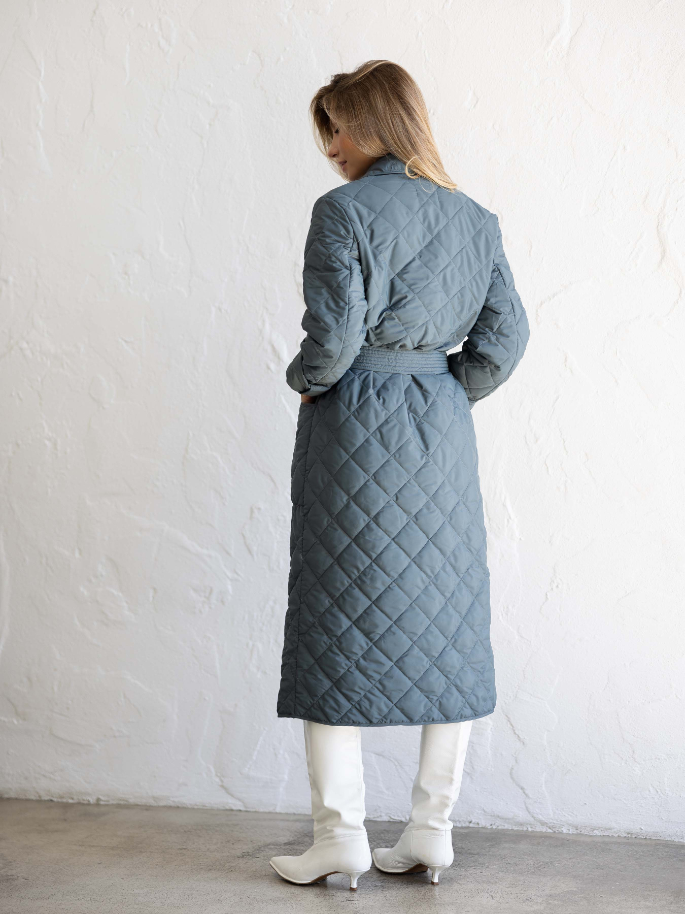 Пальто з утеплювачем FloveTouch модель Sendvich_DGreen Пальто з утеплювачем FloveTouch модель Sendvich_DGreen Фото