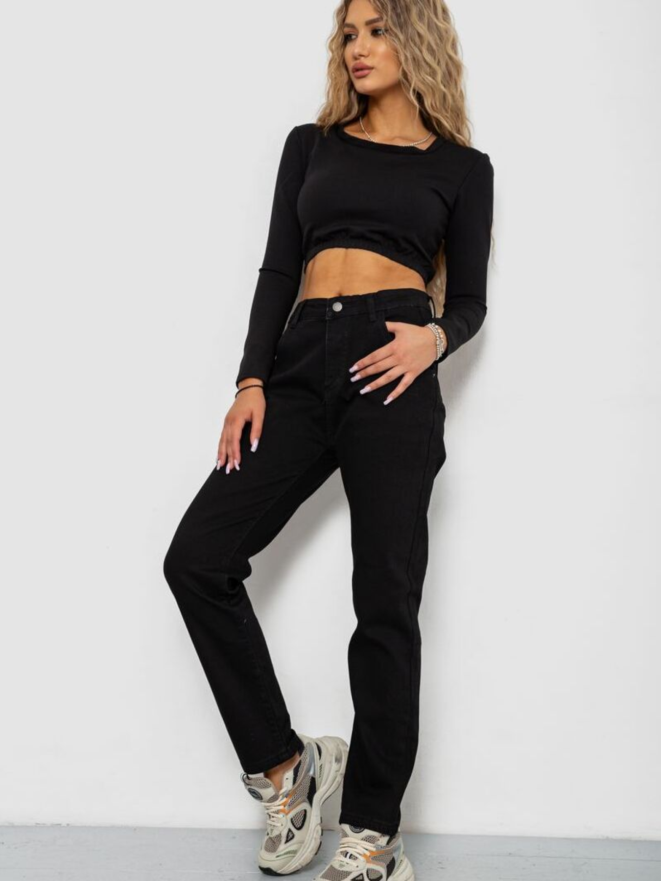 Джинси мом Ager модель У-1129864::000000096 Фото