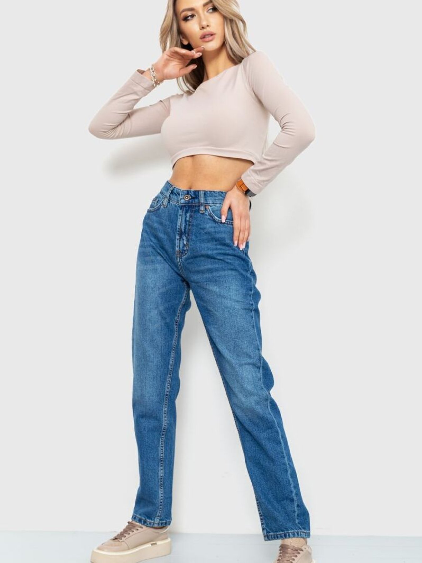 Джинси мом Ager модель У-1122065::000000084 Фото