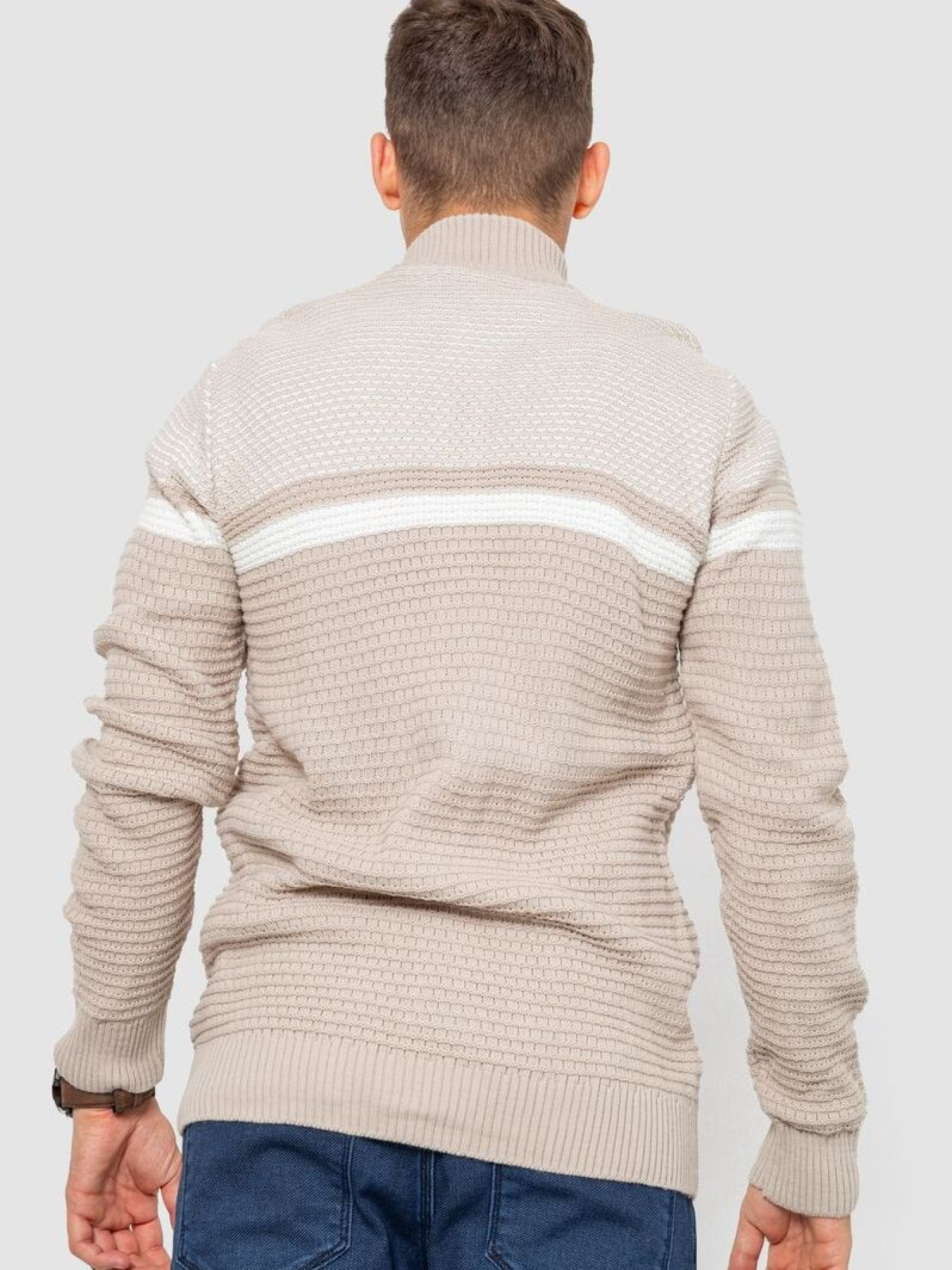 Кофта чоловіча повсякденна на блискавці 247R1918 модель У-1130613::000000023 Фото