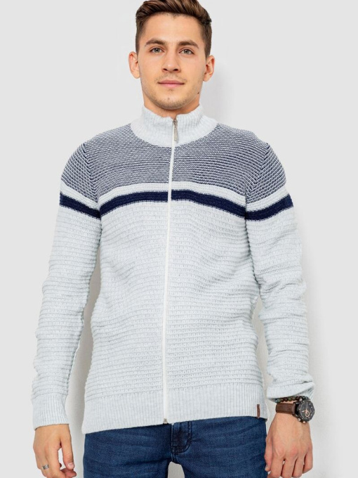 Кофта чоловіча повсякденна на блискавці 247R1918 модель У-1130613::000000080 Фото