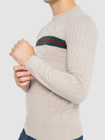 Шерстяной мужской свитер 247R02140 модель У-1130619::000000023 Фото