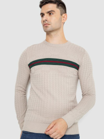 Шерстяной мужской свитер 247R02140 модель У-1130619::000000023 Фото