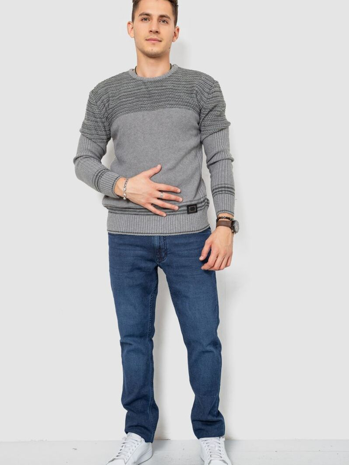 Светр чоловічий повсякденний 247R3139 модель У-1130594::000000072 Фото
